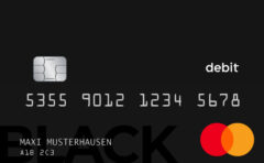 Black & White Debit Mastercard Smart (Black)