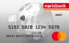 norisbank Mastercard direkt Debitkarte ohne Bonitätsprüfung